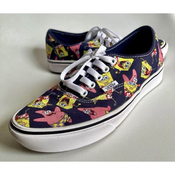 VANS Other - Vans x SpongeBob AlohaBob ComfyCush Sneakers W8 M6.5 Limited Collab Patrick Star
